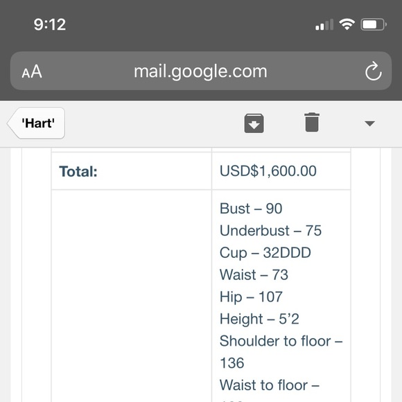 Grace Loves Lace “The Hart” Bridal Gown - Picture 10 of 15